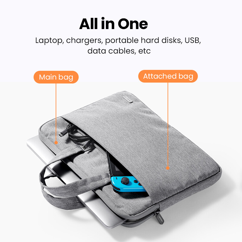 【JAUNS】 UGREEN klēpjdatora soma 13,9 collu piezīmjdatora vāciņa soma iPad MacBook Air Pro portatīvajam planšetdatoram.