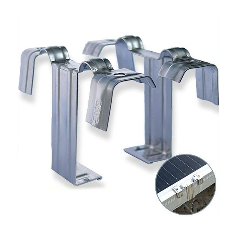 10 tk 30/35/40 mm roostevabast terasest päikesepaneel PV veejuhtklamber päikesepaneeli automaatne puhastamine, seisev vee äravooluklamber