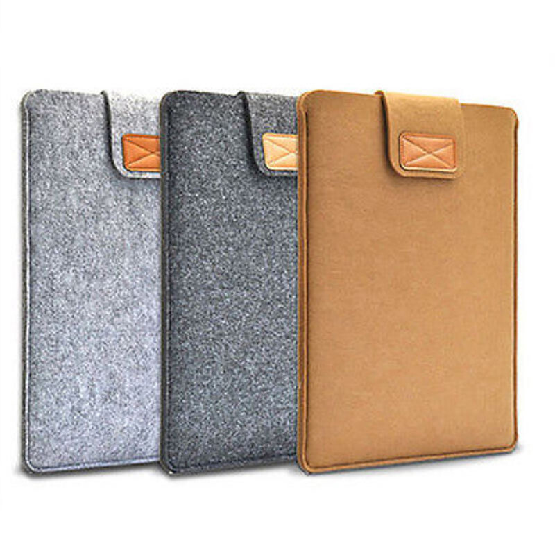 13 inča 15 inča filc Sleeve Slim Tablet Case Cover Torba za MacBooks Air Pro jednobojna torba za pohranu tableta