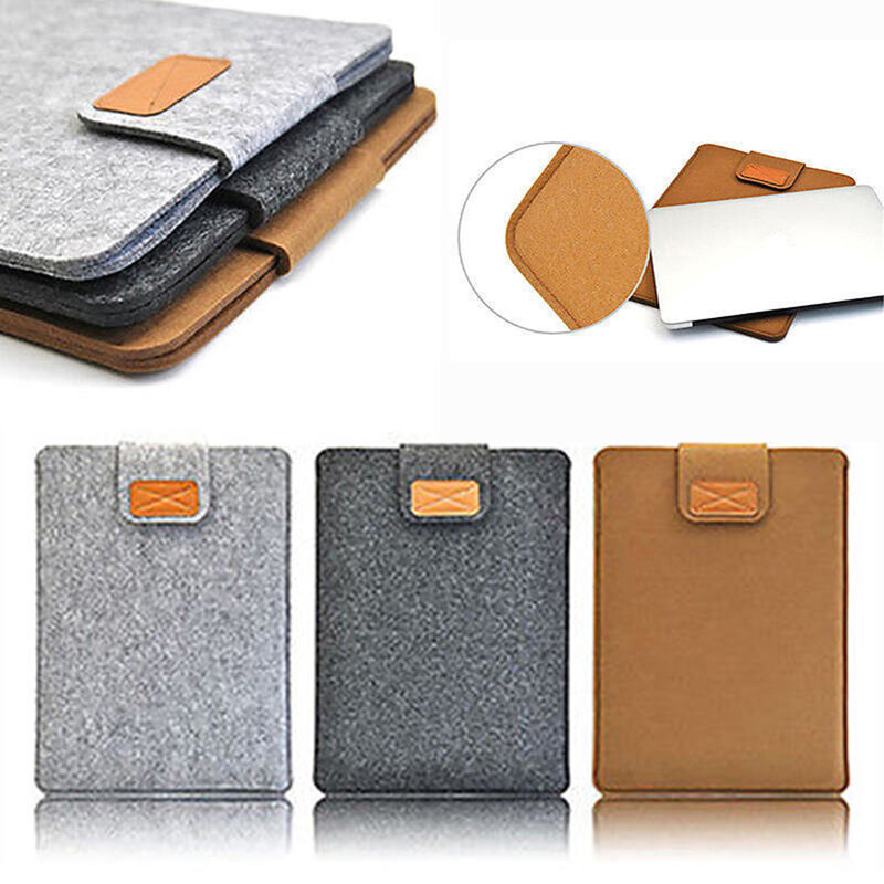 13 inča 15 inča filc Sleeve Slim Tablet Case Cover Torba za MacBooks Air Pro jednobojna torba za pohranu tableta