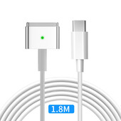 USB Type C na Magsaf* 1 2 Kabel za punjenje PD punjač za Apple MacBook Air Kabel adaptera napajanja 45W 60W 85W 100W Adapter napajanja