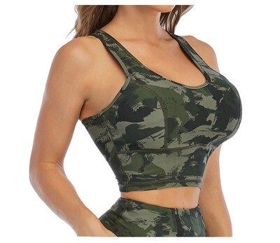 Cloud Hide Camouflage Yoga Set Sportska odjeća za teretanu Ženska S-XXL Odjeća Hlače za vježbanje Tajice Gornji grudnjak Majica Fitnes odijelo Sportska odjeća