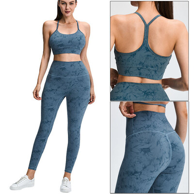 Cloud Hide Camouflage Yoga Set Sportska odjeća za teretanu Ženska S-XXL Odjeća Hlače za vježbanje Tajice Gornji grudnjak Majica Fitnes odijelo Sportska odjeća