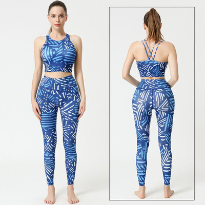 Cloud Hide Camouflage Yoga Set Sportska odjeća za teretanu Ženska S-XXL Odjeća Hlače za vježbanje Tajice Gornji grudnjak Majica Fitnes odijelo Sportska odjeća