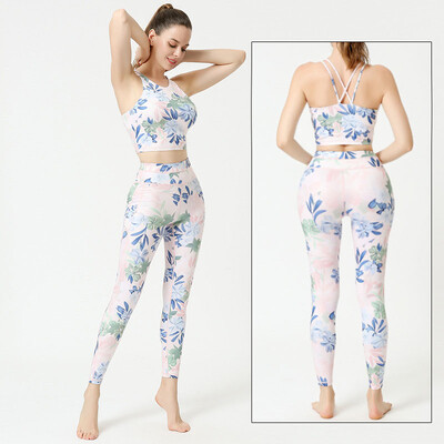 Cloud Hide Camouflage Yoga Set Sportska odjeća za teretanu Ženska S-XXL Odjeća Hlače za vježbanje Tajice Gornji grudnjak Majica Fitnes odijelo Sportska odjeća