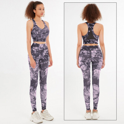Cloud Hide Camouflage Yoga Set Sportska odjeća za teretanu Ženska S-XXL Odjeća Hlače za vježbanje Tajice Gornji grudnjak Majica Fitnes odijelo Sportska odjeća