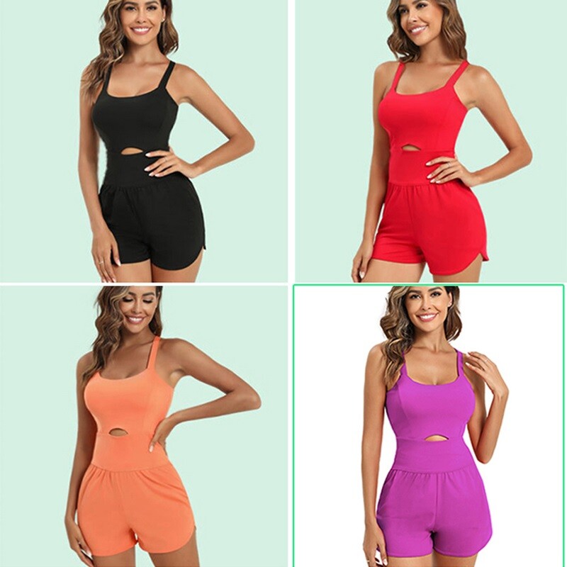 Sportski kombinezon s džepovima Cloud Hide Ženski jednodijelni bodi za vježbanje Seksi kombinezoni za vježbanje u teretani Odijelo za jogu za fitness