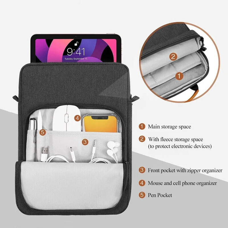 Tablet torba za rame za iPad Xiaomi Redmi Pad torbica Samsung Galaxy Tab torbica otporna na udarce Torbica za nošenje na otvorenom