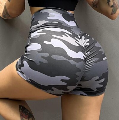 2024 Jastučić 1/2 KOM Kamuflažna ženska sportska odjeća Set za jogu Cross grudnjak za vježbanje Sportska odjeća Šorce za gimnastiku za fitness Grudnjak za jogu Odijelo