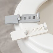 1PC plastmasas izvelkamais tualetes vāka pacēlājs, roktura pleznas, tualetes karikatūra tualetes sēdeklis, roktura attaisāmais, tualetes vāka attaisāmais