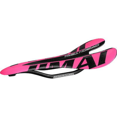 2019 JIMAITEAM Bicicletă Pernă de scaun completă din fibră de carbon Șa Bicicletă de drum de munte Pernă de scaun multicoloră deschisă