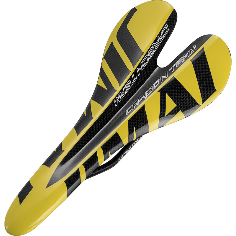 2019 JIMAITEAM Bicicletă Pernă de scaun completă din fibră de carbon Șa Bicicletă de drum de munte Pernă de scaun multicoloră deschisă