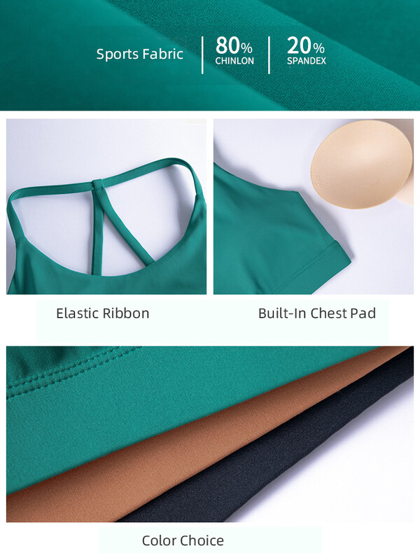 2024 Seturi noi de pantaloni scurți de yoga Vestă antișoc Pantaloni scurți cu talie înaltă Respirabili pentru femei, strâns, sport, Yoga, Sexy Crop Top Set de gimnastică