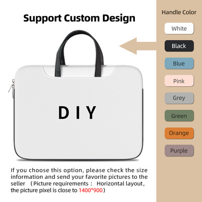 DIY PU torba za prijenosno računalo Cat Cover Laptop Sleeve Handle Bag 12 13 14 15 17 inča Za Macbook/HP/Asus/Acer/Lenovo torba za nošenje Dodatna oprema