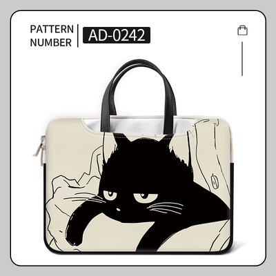 DIY PU torba za prijenosno računalo Cat Cover Laptop Sleeve Handle Bag 12 13 14 15 17 inča Za Macbook/HP/Asus/Acer/Lenovo torba za nošenje Dodatna oprema