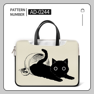 DIY PU torba za prijenosno računalo Cat Cover Laptop Sleeve Handle Bag 12 13 14 15 17 inča Za Macbook/HP/Asus/Acer/Lenovo torba za nošenje Dodatna oprema