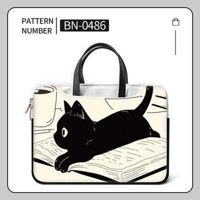 DIY PU torba za prijenosno računalo Cat Cover Laptop Sleeve Handle Bag 12 13 14 15 17 inča Za Macbook/HP/Asus/Acer/Lenovo torba za nošenje Dodatna oprema