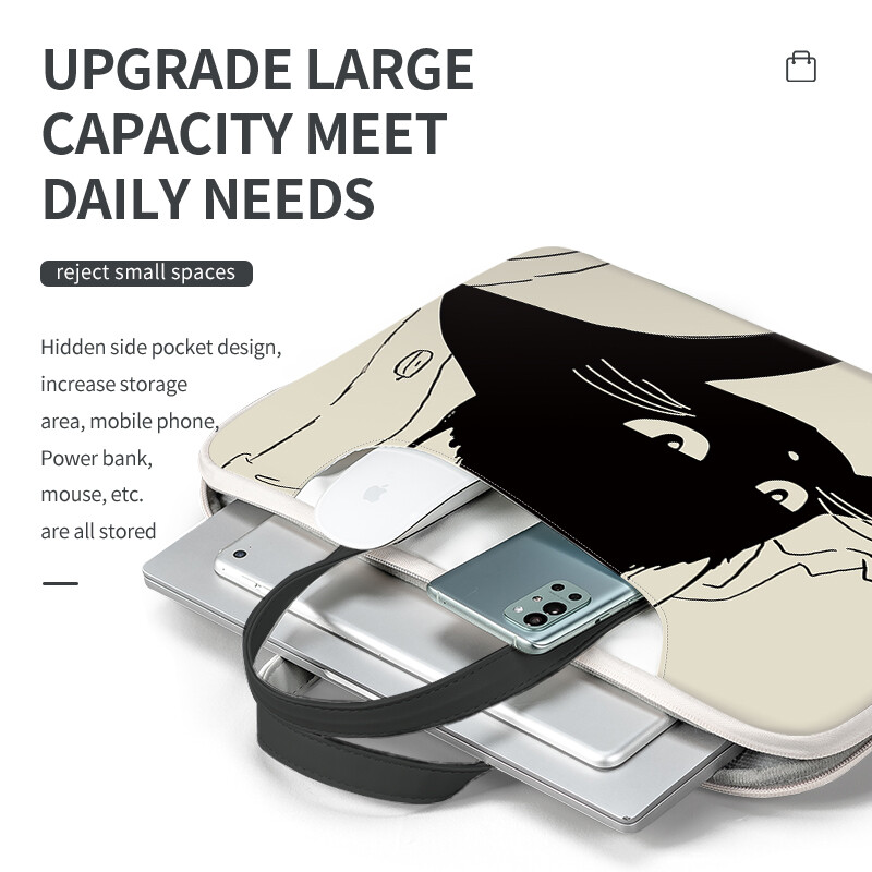 DIY PU torba za prijenosno računalo Cat Cover Laptop Sleeve Handle Bag 12 13 14 15 17 inča Za Macbook/HP/Asus/Acer/Lenovo torba za nošenje Dodatna oprema
