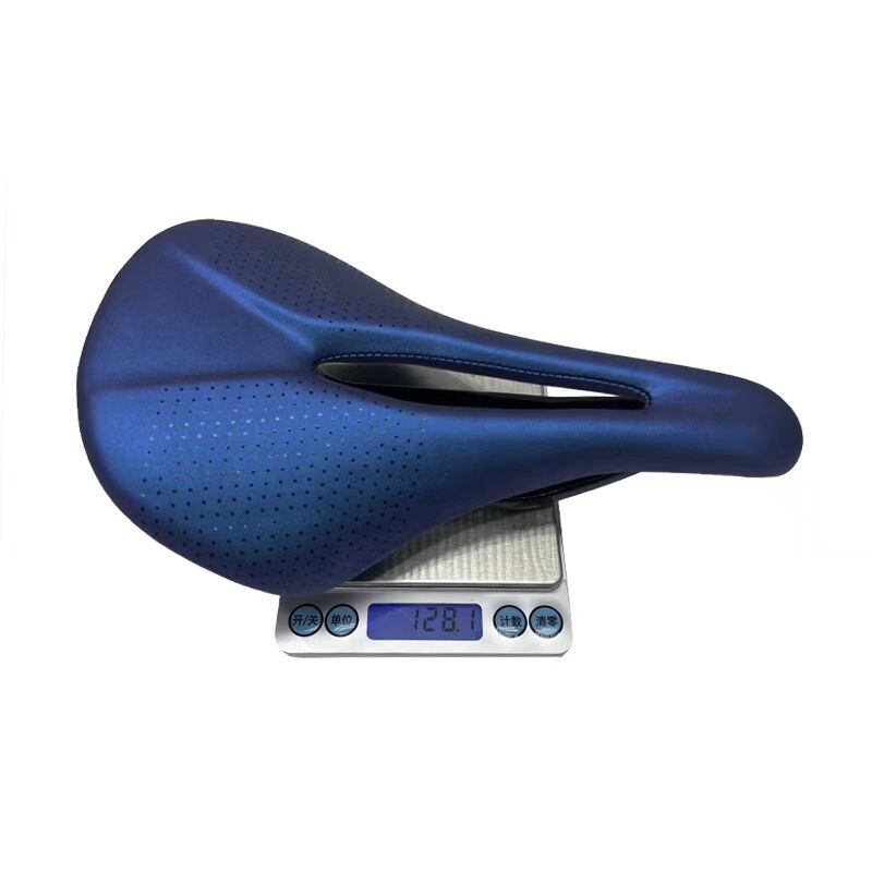 Perna scaun din fibră de carbon din piele de bicicletă 143mm ultraușoară MTB șa mașină pernă scaun bicicletă componentă scaun bicicletă 124G