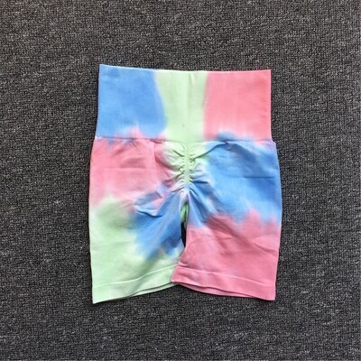 1Pcs Ženska sportska odjeća Dye Set za vježbanje Tajice za vježbanje Push Up hlače Kratke hlače za teretanu Bešavni sportski grudnjak Trenirka Odijelo za jogu