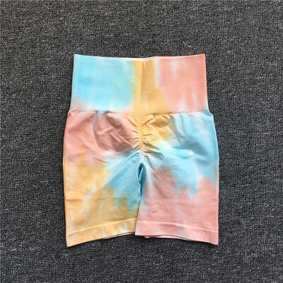 1Pcs Ženska sportska odjeća Dye Set za vježbanje Tajice za vježbanje Push Up hlače Kratke hlače za teretanu Bešavni sportski grudnjak Trenirka Odijelo za jogu