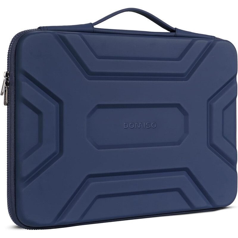 DOMISO 14 inča 15,6 inča 17 inča Torba za rame za prijenosno računalo otporna na udarce Torba za računalo Vodootporna EVA zaštitna torbica za nošenje PLAVA