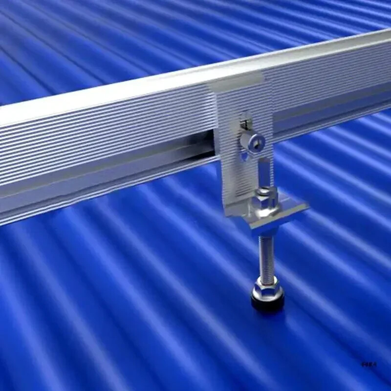 1 tk päikesepaneelide fotogalvaaniliste tarvikute riputuspoldid EPDM-i ja lukustusmutriga + adapter päikesepatarei jaoks 20cm/25cm