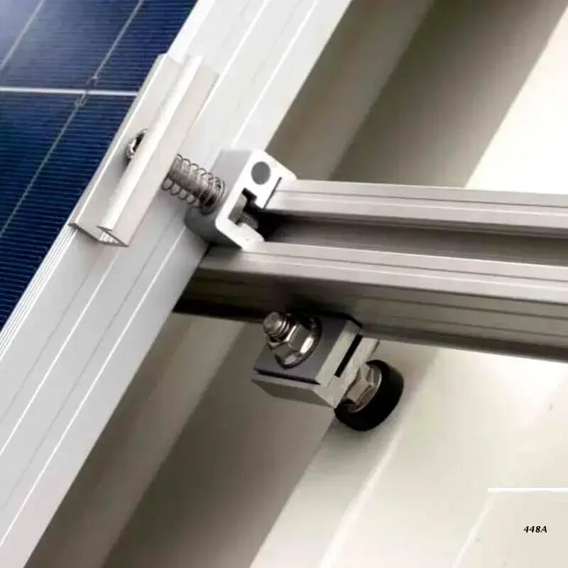 1 tk päikesepaneelide fotogalvaaniliste tarvikute riputuspoldid EPDM-i ja lukustusmutriga + adapter päikesepatarei jaoks 20cm/25cm