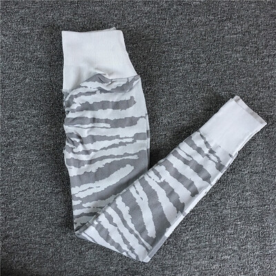 2024 1/2 buc. Ansamblu pad tigru sutien sport pentru femei Set de yoga antrenament legging de gimnastică alergare pantaloni strânși cu talie înaltă fitness costume active