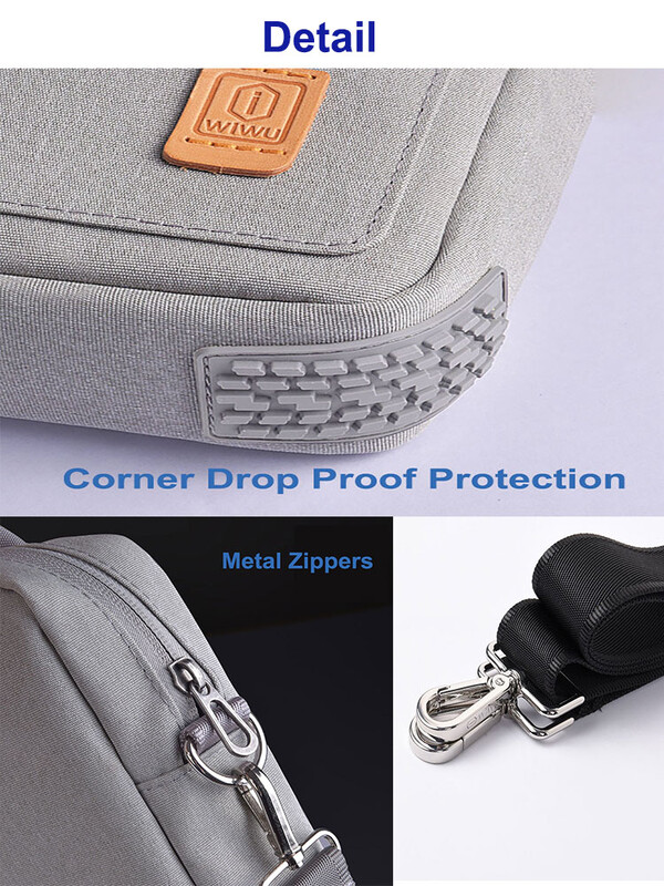 WiWU torba za prijenosno računalo za MacBook Pro 13 A2338 2022 M2 M1 vodootporna torba za rame za iPad Pro 12.9 torba za MacBook Air 13.6 M2