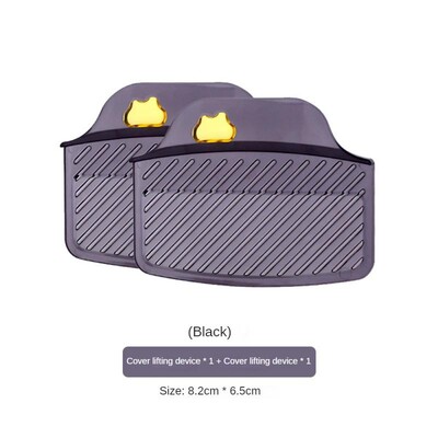 Mâner în două culori, portabil, lumină de lux, ridicător de capac, sănătate, mobilier pentru casă, transparent, Yan Yi Flipper pentru animale de companie simplu