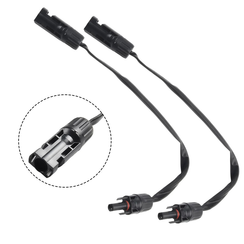 1 paar 35 cm ülilame päikesekaabli päikeseenergia pistik pistikuaknaga, päikesepaneeli juhtmestiku ühendusliitmik päikeseenergia osad