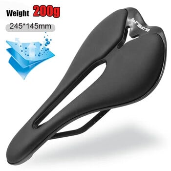 Σέλα ποδηλάτου MTB Mountain Road Bike Seat Hollow Άνετο ποδηλατικό μαξιλάρι PU Δερμάτινο σιλικόνη μαλακή αντικραδασμική σέλα ποδηλάτου