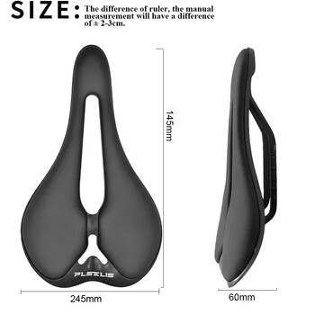 Σέλα ποδηλάτου MTB Mountain Road Bike Seat Hollow Άνετο ποδηλατικό μαξιλάρι PU Δερμάτινο σιλικόνη μαλακή αντικραδασμική σέλα ποδηλάτου