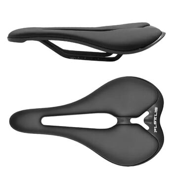 Σέλα ποδηλάτου MTB Mountain Road Bike Seat Hollow Άνετο ποδηλατικό μαξιλάρι PU Δερμάτινο σιλικόνη μαλακή αντικραδασμική σέλα ποδηλάτου