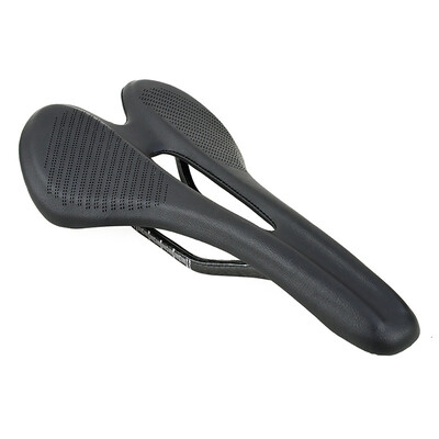 Kalnu ceļa velosipēda oglekļa šķiedras sēdeklis, ādas spilvens, augstas kvalitātes PU, ērti un viegli