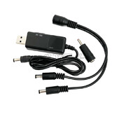 KWS-910 KWS-912 Cablu convertizor USB Boost 1 la 2 DC5V la 9V 12V Router Cablu Fibră optică Cat Boost pentru Power Bank/Adaptor de alimentare