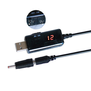 KWS-910 KWS-912 1 към 2 USB кабел за усилващ преобразувател DC5V към 9V 12V рутер Fiber Optic Cat Boost кабел за Power Bank/Захранващ адаптер