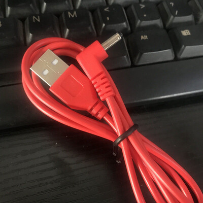 1 buc 90 unghi orificiu rotund USB la DC3.5mm linie de încărcare cot lampă de masă umidificator adaptor ventilator mic 5V DC linie de alimentare