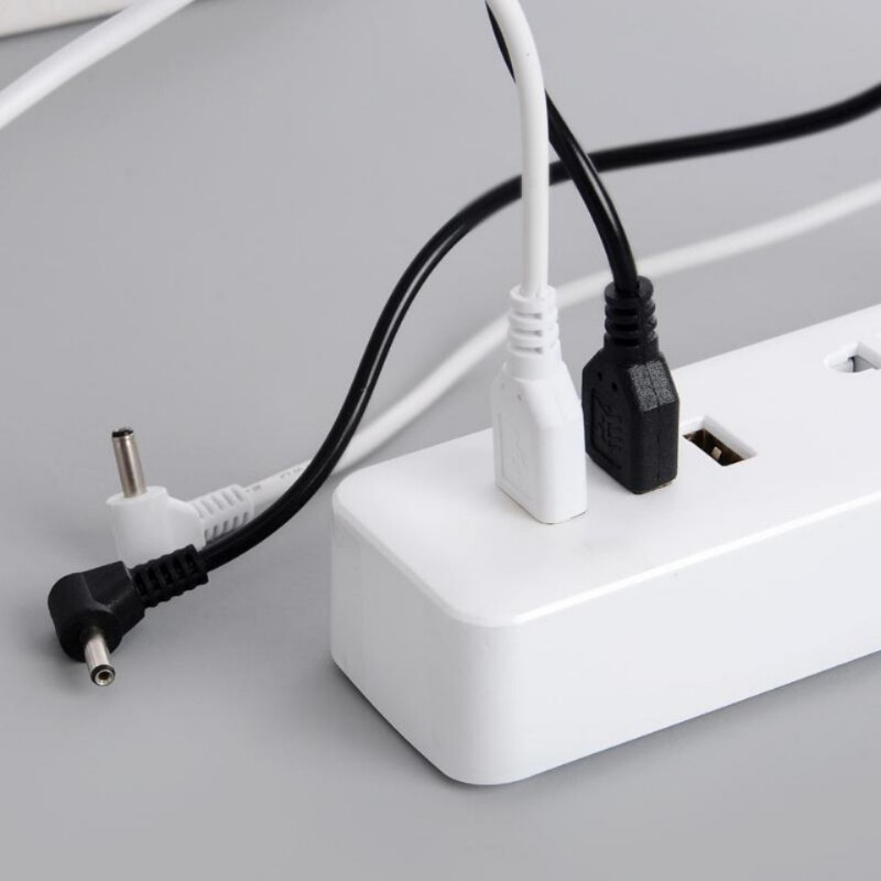 1 buc 90 unghi orificiu rotund USB la DC3.5mm linie de încărcare cot lampă de masă umidificator adaptor ventilator mic 5V DC linie de alimentare