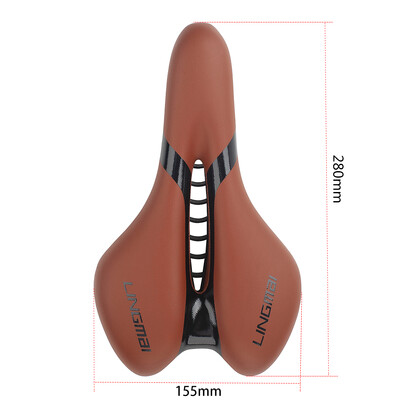 Scaun de bicicletă LINGMAI pentru bărbați și femei Șa de bicicletă impermeabilă, moale, care absoarbe șocurile MTB, scaun de pernă pentru bicicletă de drum de munte