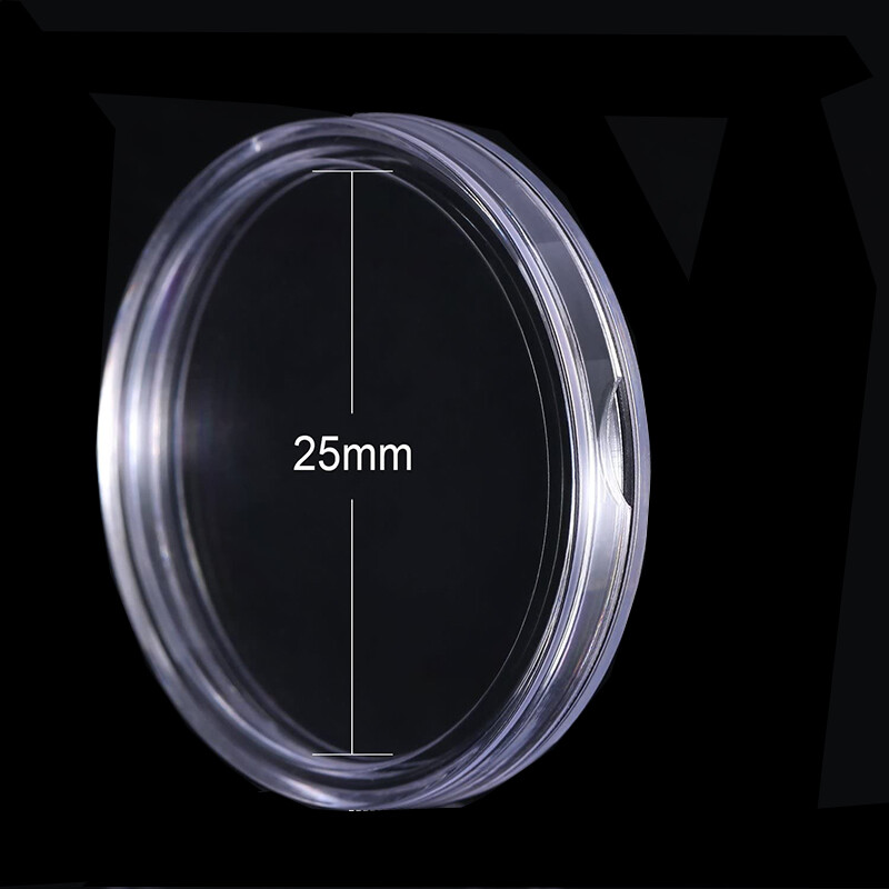 21/23/25/30/32/38/40/45 mm monetų kapsulių laikymo dėžutė skaidraus plastiko monetų dėklų laikikliai Apsauginiai monetų kapsulių laikikliai