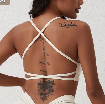 1/2 tk. Spordikomplekt Naiste kiiresti kuivav joogaülikond, V Back Scrunch Flared Pants Jõusaalikomplekt Naiste spordidress Joogajoogarõivad