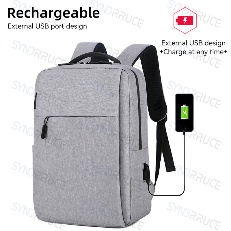 Rucsac casual USB sport Geantă de școală pentru călătorii de afaceri Rucsac potrivit pentru Macbook Pro Geanta laptop potrivită pentru Dell HP Lenovo