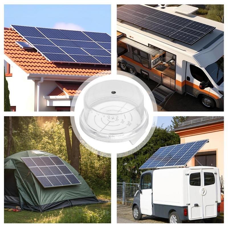 Saulės skydelis Saulės kampo kreiptuvas Vandeniui atsparus saulės kolektorių kampo sekiklis Saulės kampo reguliavimo reikmenys Rankinis saulės kampo ieškiklis