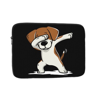 Dabbing Beagle Funny Beagle Dog laptoptáska tok 10 12 13 15 17 hüvelykes notebook táska hüvely, tabletta ütésálló tok táska