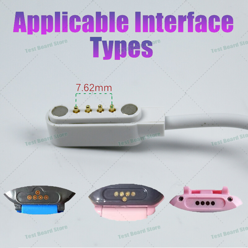 1osaline randmepaela magnetiline laadimiskaabel laste nutikellale 7,62mm 4P 2P universaal sanag A30S/ProAirRuna31 jaoks