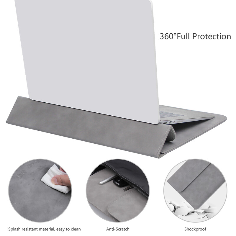 Husă pentru laptop, 14 inchi, cașmir, PU, impermeabilă, anti-fricțiune, compatibilă cu Apple Macbook Air Pro, laptop, tabletă, PC