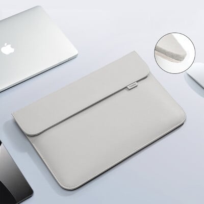Husă de geantă din piele PU pentru laptop pentru Macbook Air Pro 13 16 Husă pentru notebook pentru Xiaomi Huawei Dell HP ASUS 14 15.4 15.6 inch
