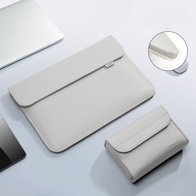 Husă de geantă din piele PU pentru laptop pentru Macbook Air Pro 13 16 Husă pentru notebook pentru Xiaomi Huawei Dell HP ASUS 14 15.4 15.6 inch